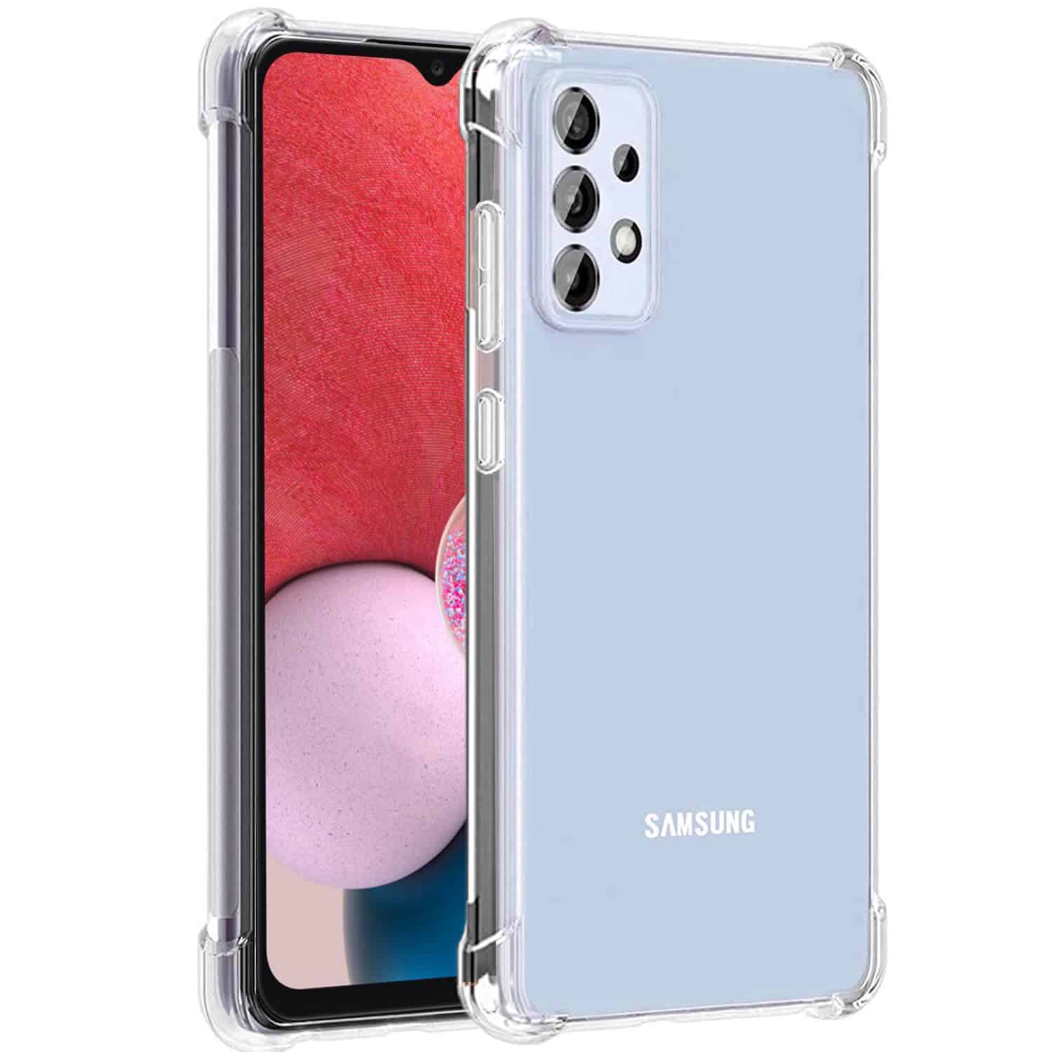 Samsung Galaxy A13 4G Clear Case Shockproof Heavy Duty Gel Air Cushion Cover Samsung Galaxy A13 4G Clear Case Shockproof Heavy Duty Gel Air Cushion Cover